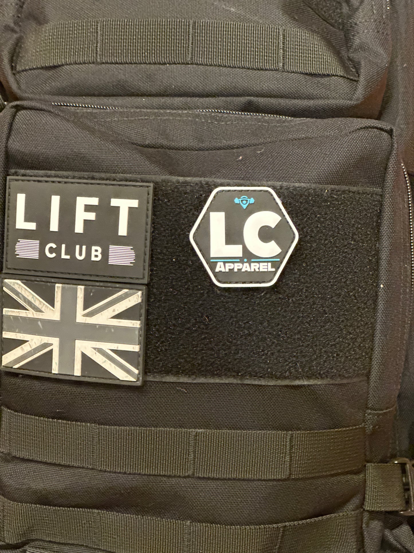 LC Apparel hex logo 3D patch